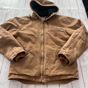 Carhartt J141 Sierra Sandstone Sherpa-Lined Jacket Sz M